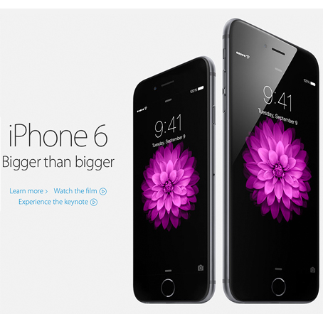 Apple iPhone 6 announcement front