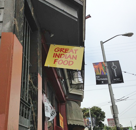 Great Indian Food Sign