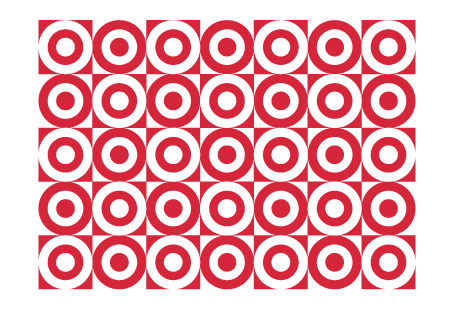 Target logo pattern