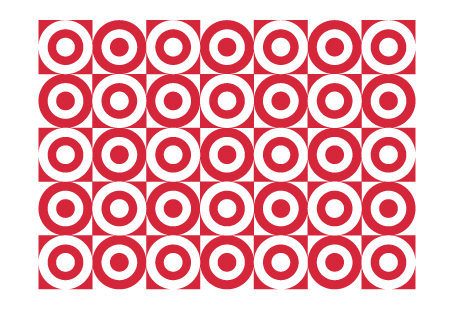 Target logo pattern