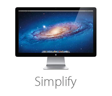 Simplify iMac image