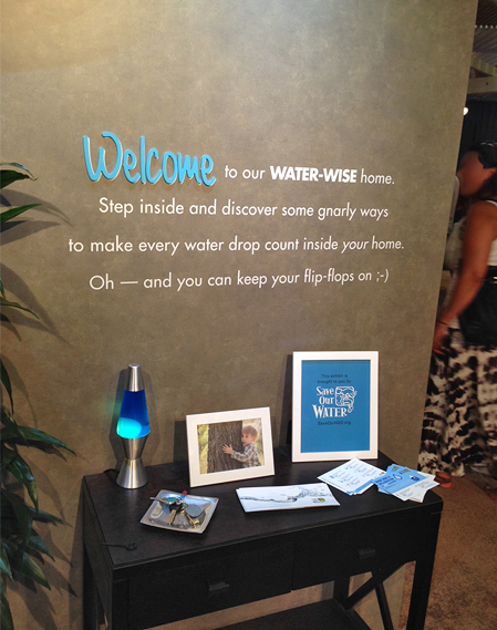 Water-Wise display from CA State Fair